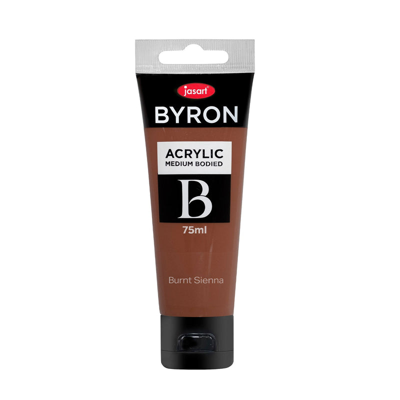 Jasart Byron Acrylic Paint 75ml - Burnt Sienna