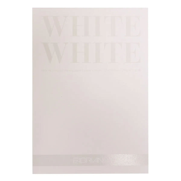 Fabriano Coloured Paper Pad A4 - White 20 Sheets