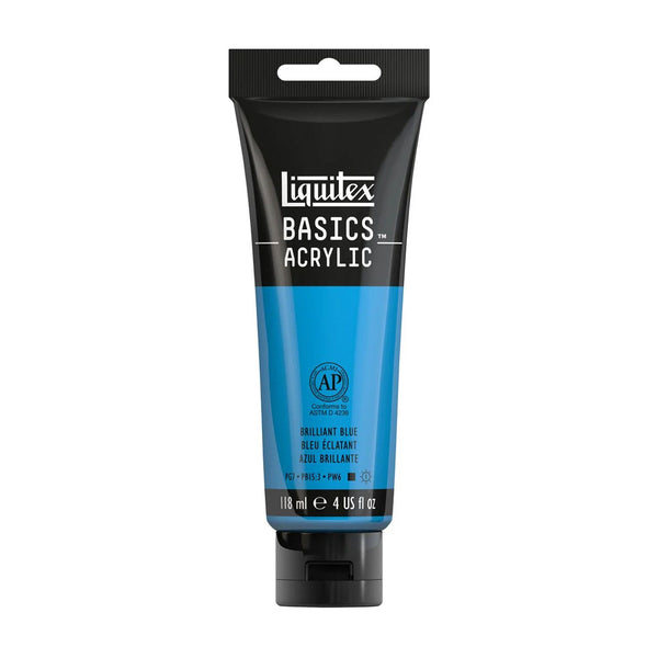 Liquitex Basics Acrylic Paint 118ml - Brilliant Blue