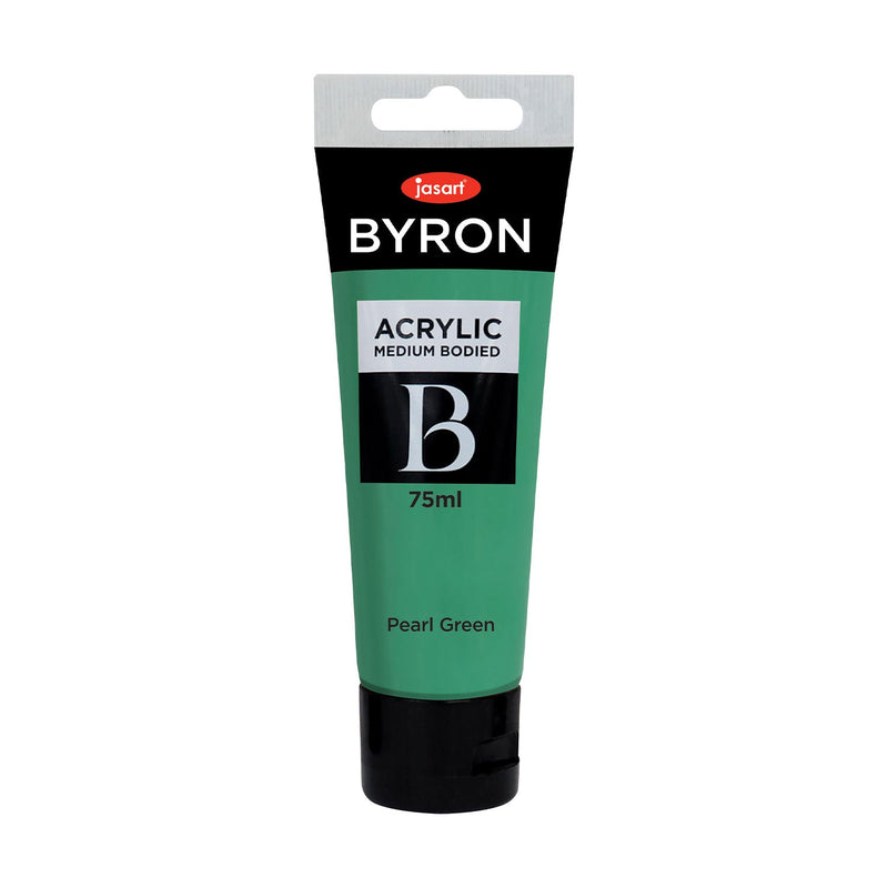 Jasart Byron Acrylic Paint 75ml  - Pearl Green