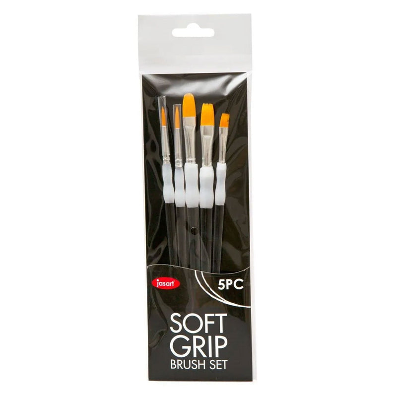 Jasart Soft Grip Basic Brush Set of 5