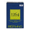 Fabriano 1264 Drawing Pad A4 - Spiral (Short Side) 50 Sheets