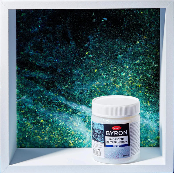 Jasart Byron Iridescent Glitter Medium 250ml*