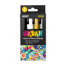 Kent Urban Acrylic Paint Markers 4 Pack - Icon