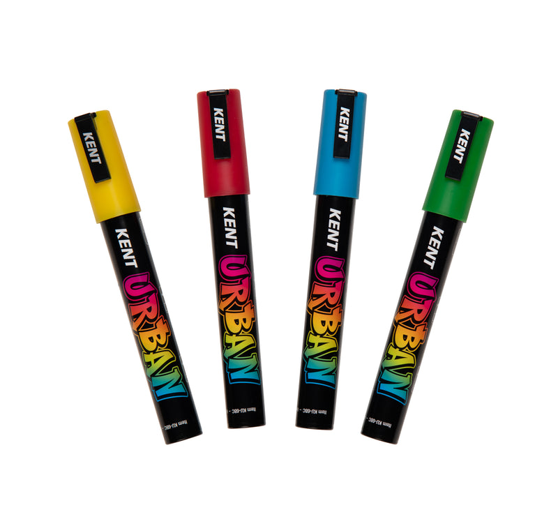 Kent Urban Acrylic Paint Markers 4 Pack - Classic