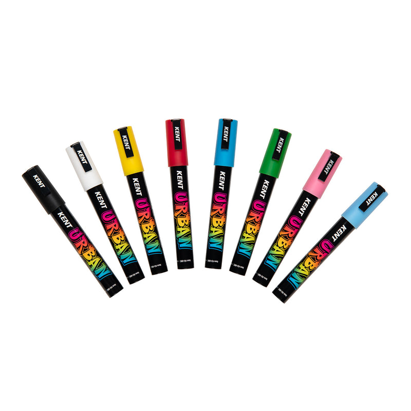 Kent Urban Acrylic Paint Markers 8 Pack - Classic