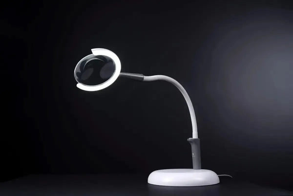 Daylight Magnificent Pro Desk/Floor 3-in-1 Magnifying Lamp