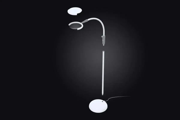 Daylight Magnificent Pro Desk/Floor 3-in-1 Magnifying Lamp