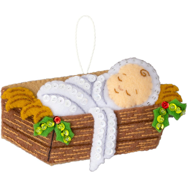 Bucilla - Little Blessed Nativity Felt Ornament Kit Set of 6