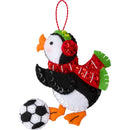Bucilla - Soccer Snow Day Felt Ornament Kit Set of 4