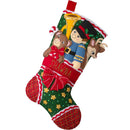 Bucilla - Holiday Toy Treasures Felt Stocking Kit 18 Inch