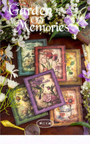 Poppy Crafts Burnt Edge Scrap Paper Pack - Garden of Memories 5 - 50pcs