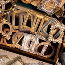 Poppy Crafts Paper Window Frames 30 Pack - Vintage Art Collection