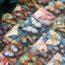Poppy Crafts Butterfly Scrap Paper Pack - Purple Imprinted