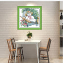 Poppy Crafts Cross-Stitch Kit - Elegant White Bear*
