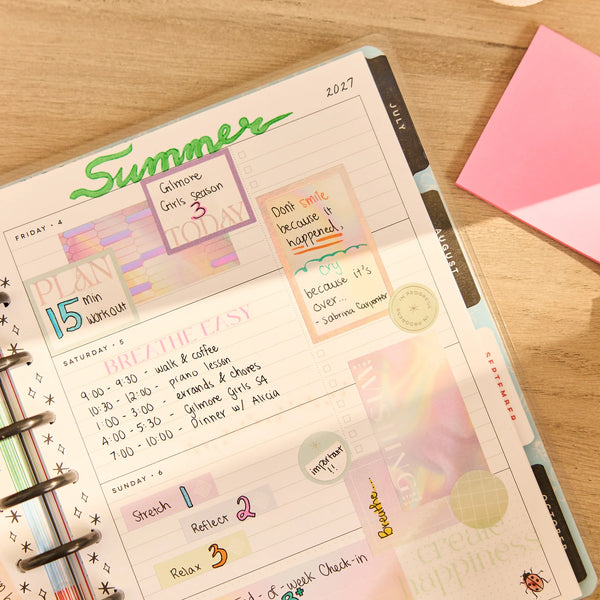 2026–2027 Lucky Day Customizable Planner Classic Horizontal Layout - 18 Months