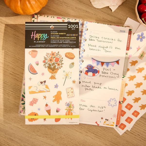 Me & Mi Big Ideas - A Festive Year Icons Value Pack Stickers