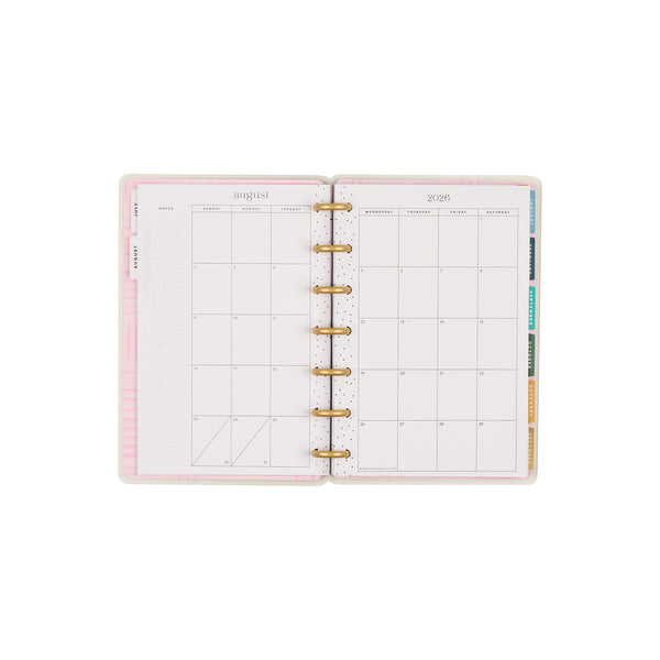 Me & My Big Ideas - 2026–2027 Floral Embrace Customizable Planner Mini Horizontal Layout - 12 Months