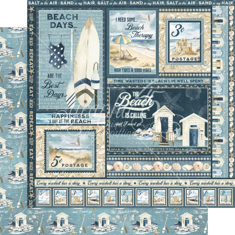 Graphic 45 Collection Pack 12"x 12" - The Beach Is Calling*