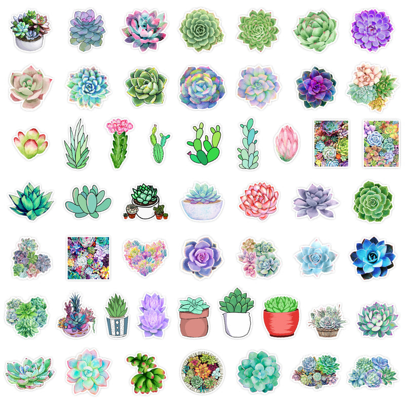 Poppy Crafts Sticker Set - Succulents