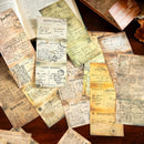 Poppy Crafts Vintage Text Scrap Paper Pack - Post Cards