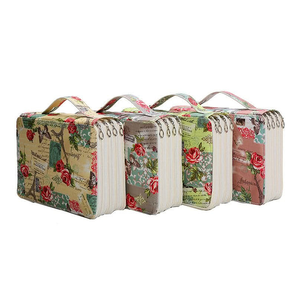 Poppy Crafts Floral Pencil Case