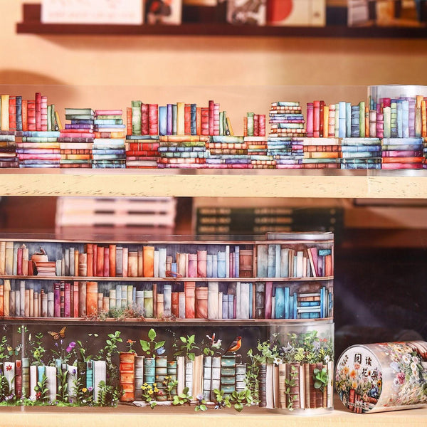 Poppy Crafts Bookshelf Sticker Roll - Watercolour