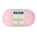 Patons Dreamtime Merino Wool 8ply 50g - Sweet Pink*