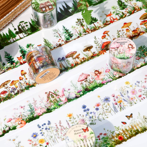 Poppy Crafts Sticker Roll - Mushroom Notes