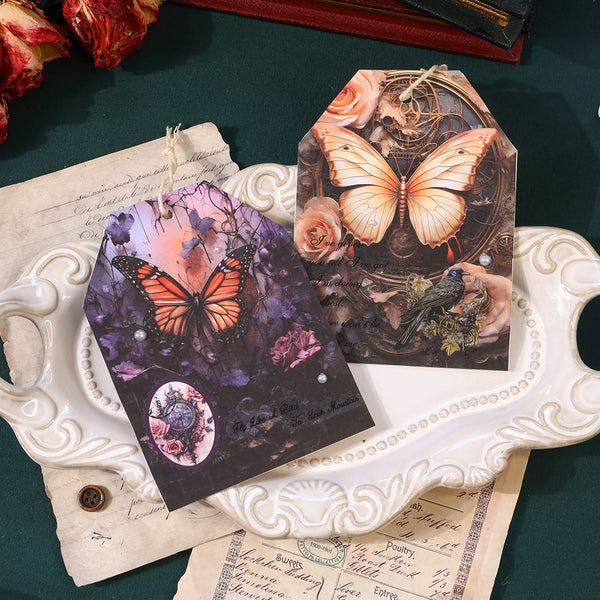 Poppy Crafts Butterfly Scrap Paper Pack - Purple Imprinted