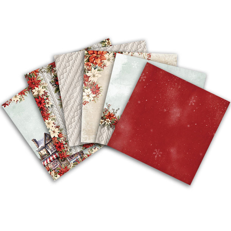 Poppy Crafts 6"x6" Christmas Collection Paper Pack