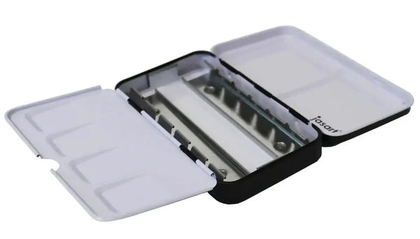 Jasart Voyager Metal Palette Box w/12 Empty Plastic Half Pans