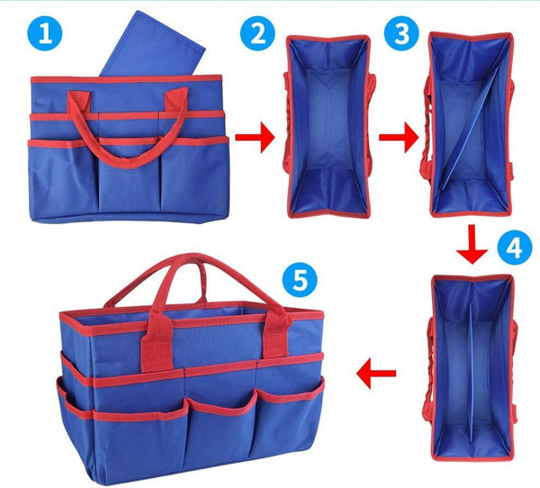 Universal Crafts Multi-Pocket Craft Caddy - Blue