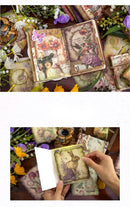 Poppy Crafts Burnt Edge Scrap Paper Pack - Garden of Memories 4 - 50pcs