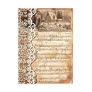 Poppy Crafts Burnt Edge Scrap Paper Pack - Vintage Music/Spells/Notes