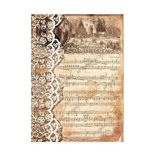Poppy Crafts Burnt Edge Scrap Paper Pack - Vintage Music/Spells/Notes
