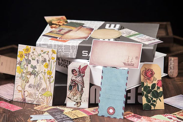 Poppy Crafts Vintage Sticker Pack - Fae & Forna - 78 Stickers*