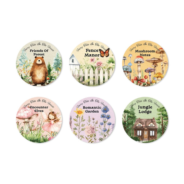 Poppy Crafts Sticker Roll - Mushroom Notes