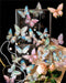 Poppy Crafts Crystal Butterfly Sticker Pack - Night Butterfly