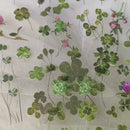 Poppy Crafts Natural Sticker Pack - Clovers