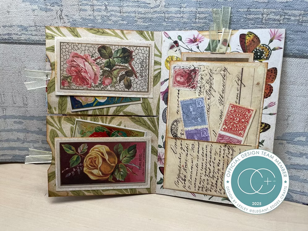 Craft Consortium The Collector - Used Stamps - Rub on Transfers