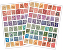 Craft Consortium The Collector - Used Stamps - Rub on Transfers