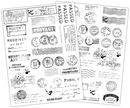 Craft Consortium The Collector - Postage - Rub on Transfers