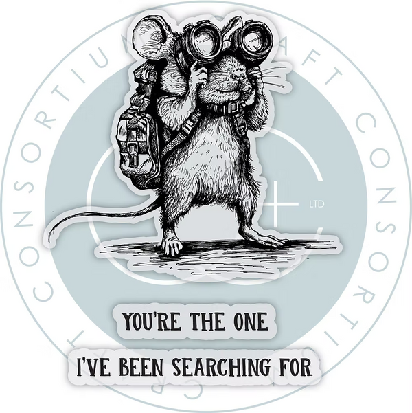 Craft Consortium Photopolymer Stamp set Searching, Oliver's Adventures