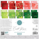 Craft Consortium Double-Sided Paper Pad 12"X12" 30/Pkg Ink Drops - Festive