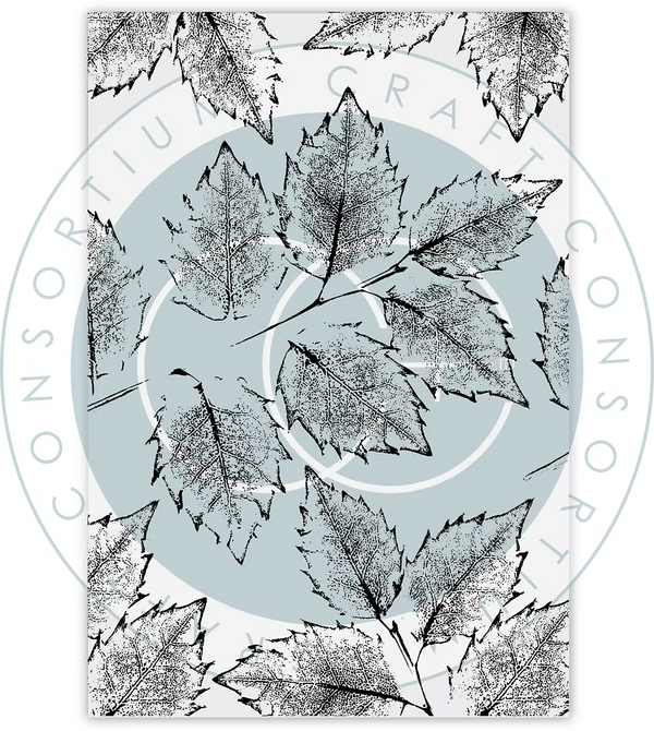 Craft Consortium Photopolymer Stamp Set - Holly