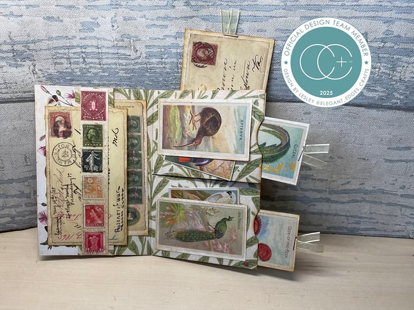 Craft Consortium The Collector - Used Stamps - Rub on Transfers