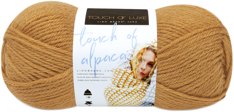 Lion Brand Touch Of Alpaca Yarn - Goldenrod