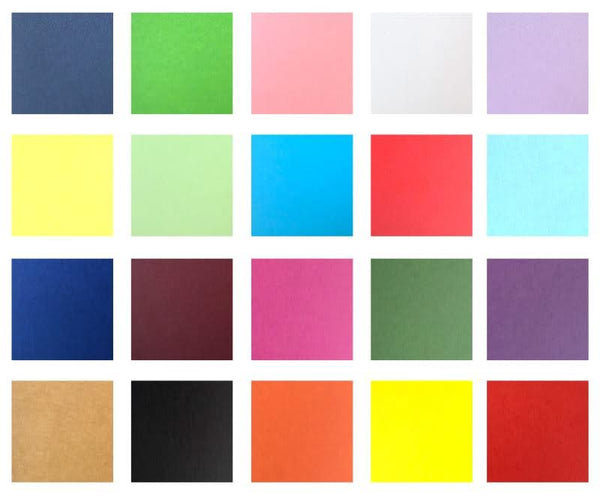 Poppy Crafts A4 Premium Solid Colour Cardstock 250gsm - 80 Sheet