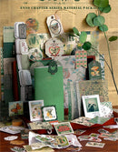 Poppy Crafts Mixed Media Material Kit - Greens